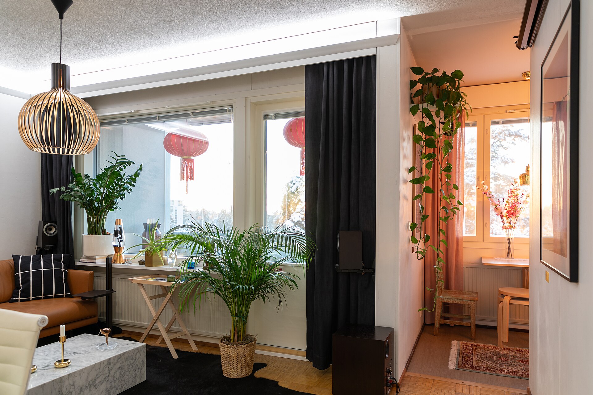Real photograph of a furnished room. Not this exact flat.