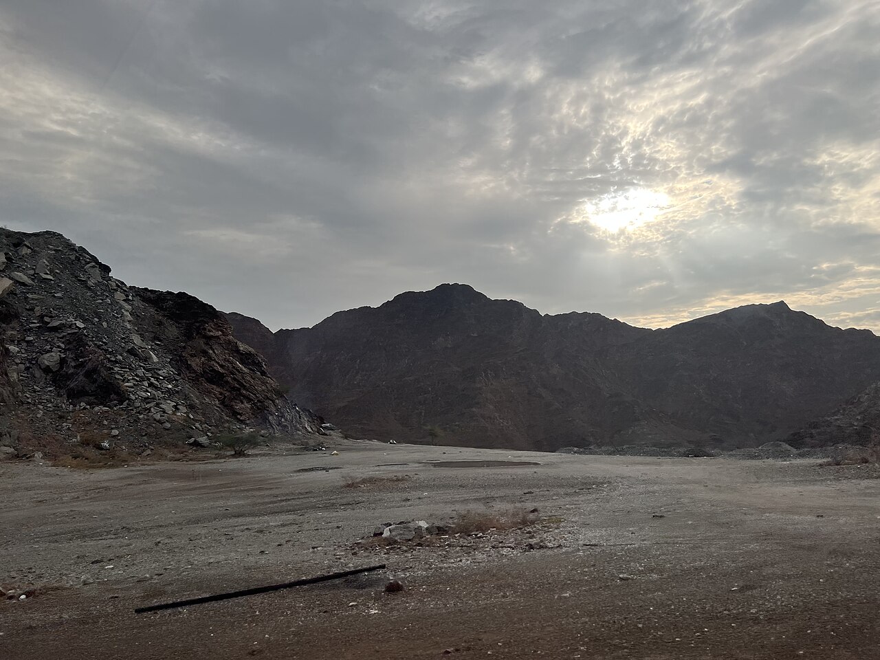 Photograph of Mountains in Fujairah.
